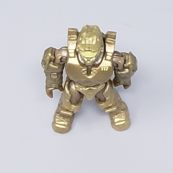 Mega Construx Halo Gold Master Chief Mini-Action Figure - Picture 5 of 8